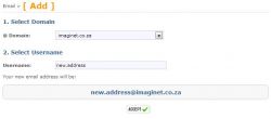 Creating email settings